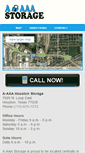 Mobile Screenshot of a-aaahoustonstorage.com